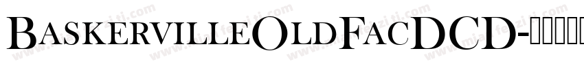 BaskervilleOldFacDCD字体转换