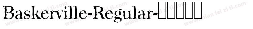 Baskerville-Regular字体转换