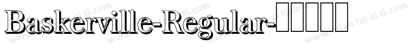 Baskerville-Regular字体转换