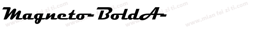 Magneto-BoldA字体转换