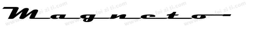 Magneto字体转换