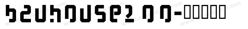 BauHouse200字体转换