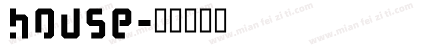 house字体转换
