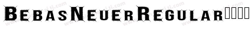 BebasNeuerRegular字体转换