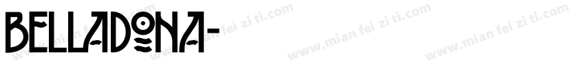 BELLADONA字体转换
