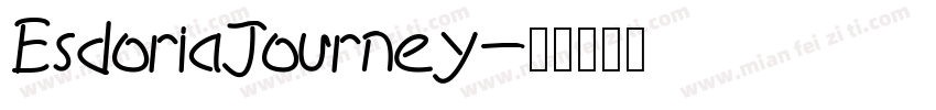 EsdoriaJourney字体转换