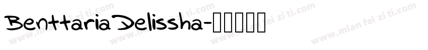 BenttariaDelissha字体转换