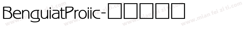 BenguiatProiic字体转换
