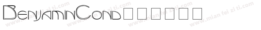 BenjaminCond字体转换