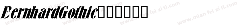 BernhardGothic字体转换