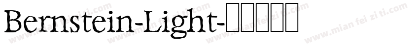 Bernstein-Light字体转换