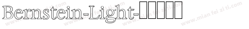 Bernstein-Light字体转换
