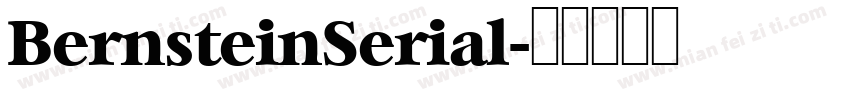 BernsteinSerial字体转换