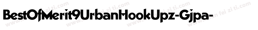 BestOfMerit9UrbanHookUpz-Gjpa字体转换