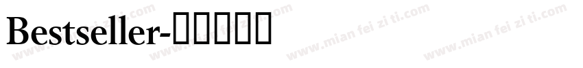 Bestseller字体转换