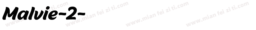 Malvie-2字体转换