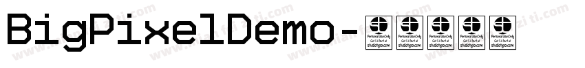 BigPixelDemo字体转换