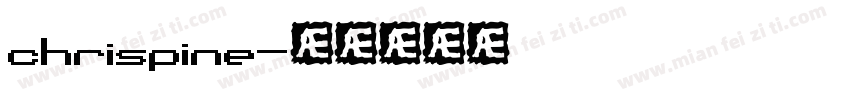 chrispine字体转换