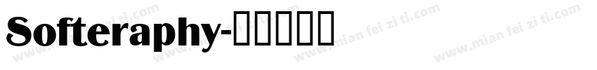 Softeraphy字体转换