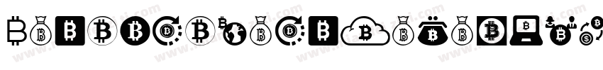 FontBitcoinColor-1pVe字体转换