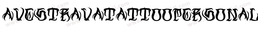 AvestravaTattooPersonalUse字体转换