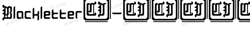 Blackletter字字体转换