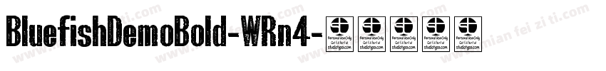 BluefishDemoBold-WRn4字体转换