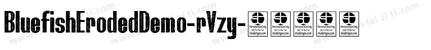 BluefishErodedDemo-rVzy字体转换