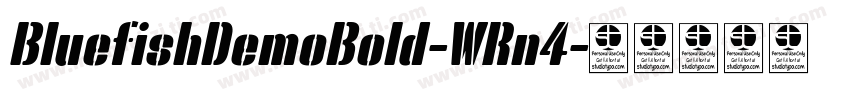 BluefishDemoBold-WRn4字体转换