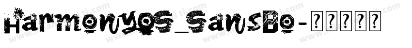 HarmonyOS_SansBo字体转换