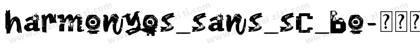 harmonyos_sans_sc_bo字体转换