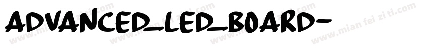 Advanced_LED_Board字体转换
