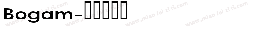 Bogam字体转换