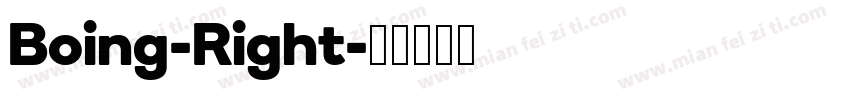 Boing-Right字体转换