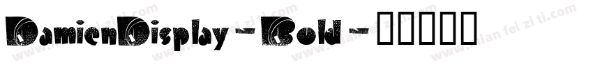DamienDisplay-Bold字体转换