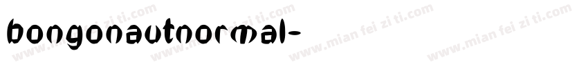 bongonautnormal字体转换