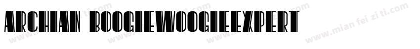 Archian-BoogieWoogieExpert字体转换
