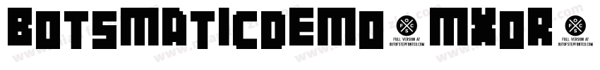 BotsmaticDemo-MXOr字体转换
