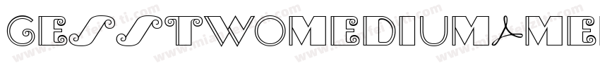 GESSTwoMedium一Medium字体转换