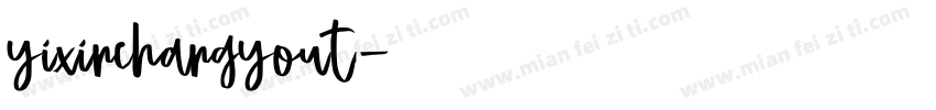 yixinchangyout字体转换