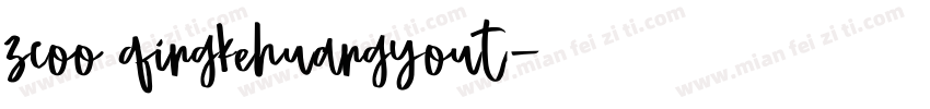 zcoo1qingkehuangyout字体转换