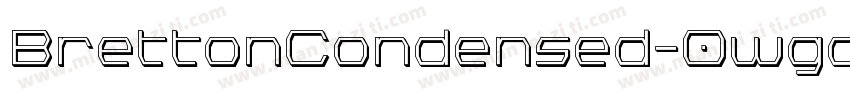 BrettonCondensed-0wgd字体转换