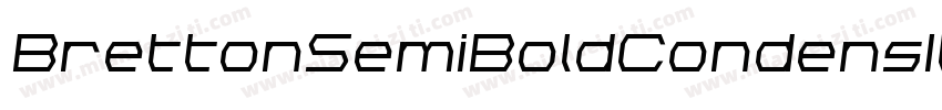 BrettonSemiBoldCondensItal-qGYq字体转换