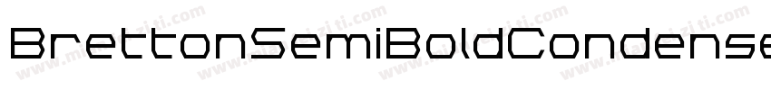 BrettonSemiBoldCondensed-A3mg字体转换