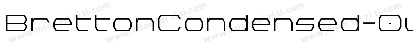 BrettonCondensed-0wgd字体转换