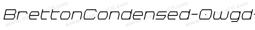 BrettonCondensed-0wgd字体转换