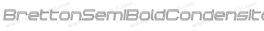 BrettonSemiBoldCondensItal-qGYq字体转换