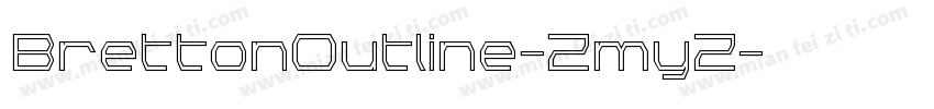BrettonOutline-ZmyZ字体转换