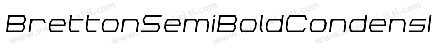 BrettonSemiBoldCondensItal-qGYq字体转换