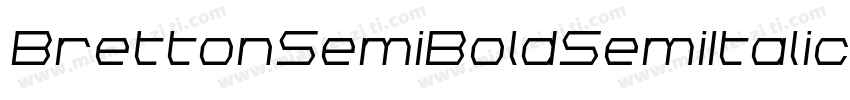 BrettonSemiBoldSemiItalic-z6RL字体转换